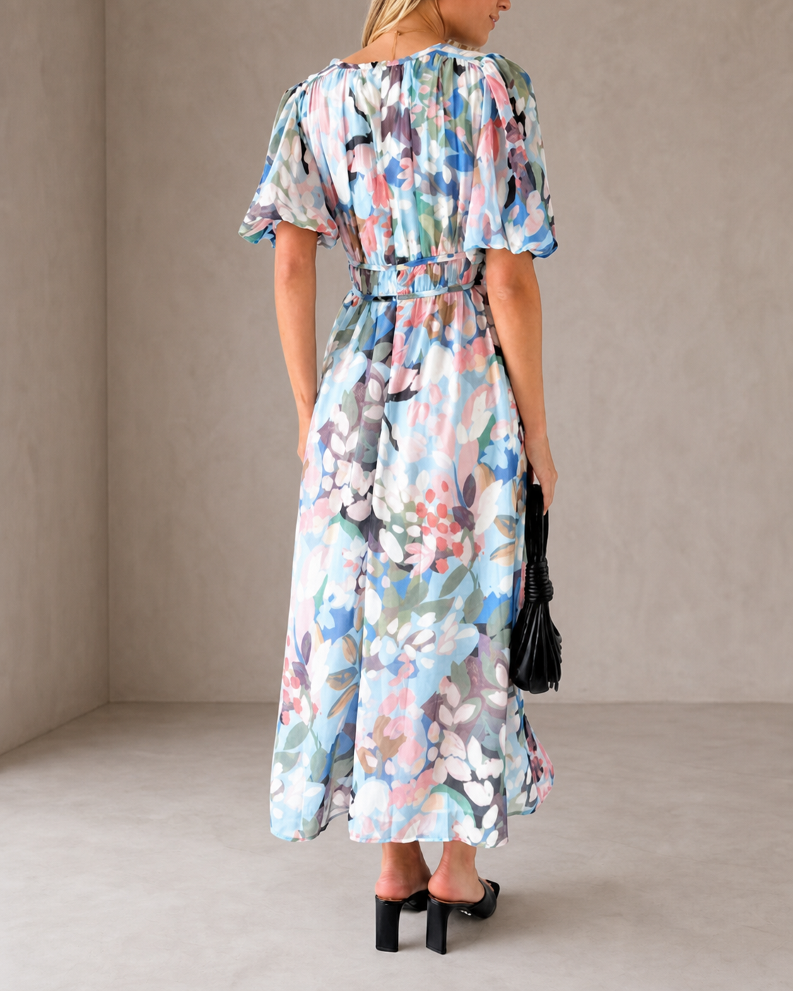 Celine | Abito Femminile con Motivo Floreale