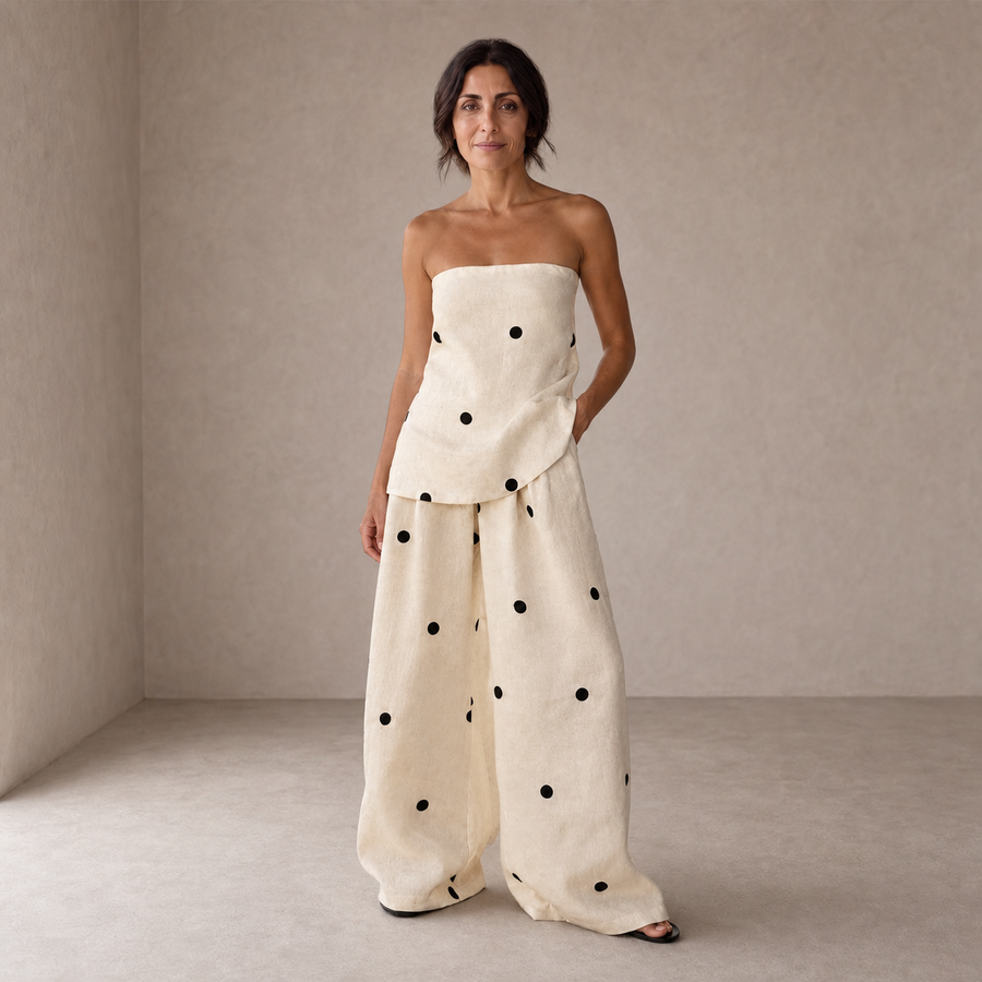 Alma™ | Completo mediterraneo a pois