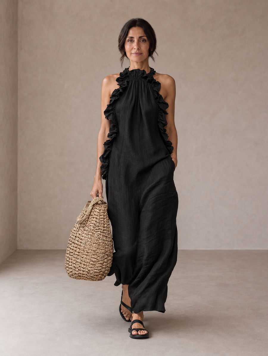 Lua | Abito Maxi con Tasche