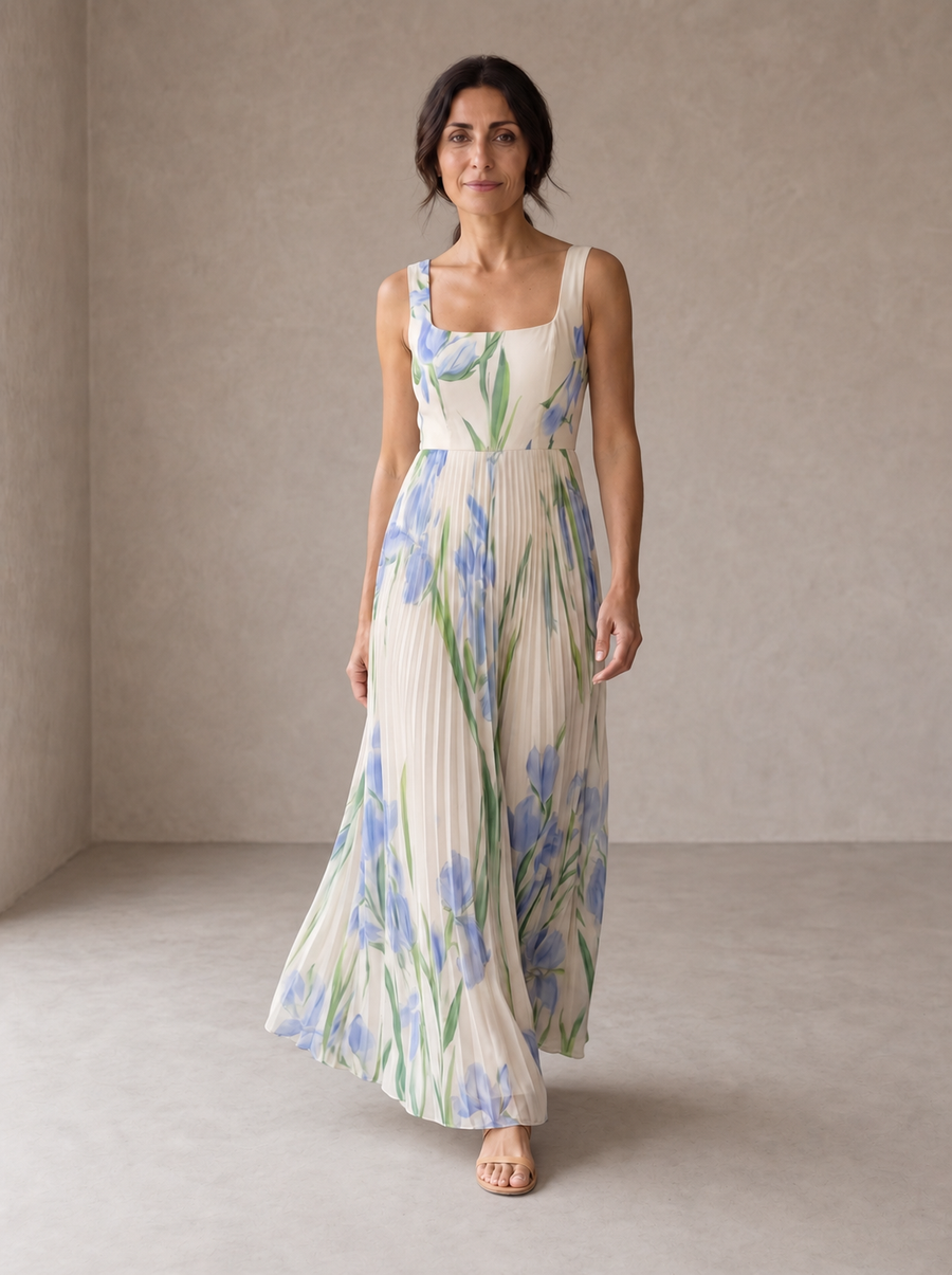 Oriah | Abito Maxi A-Line Floreale