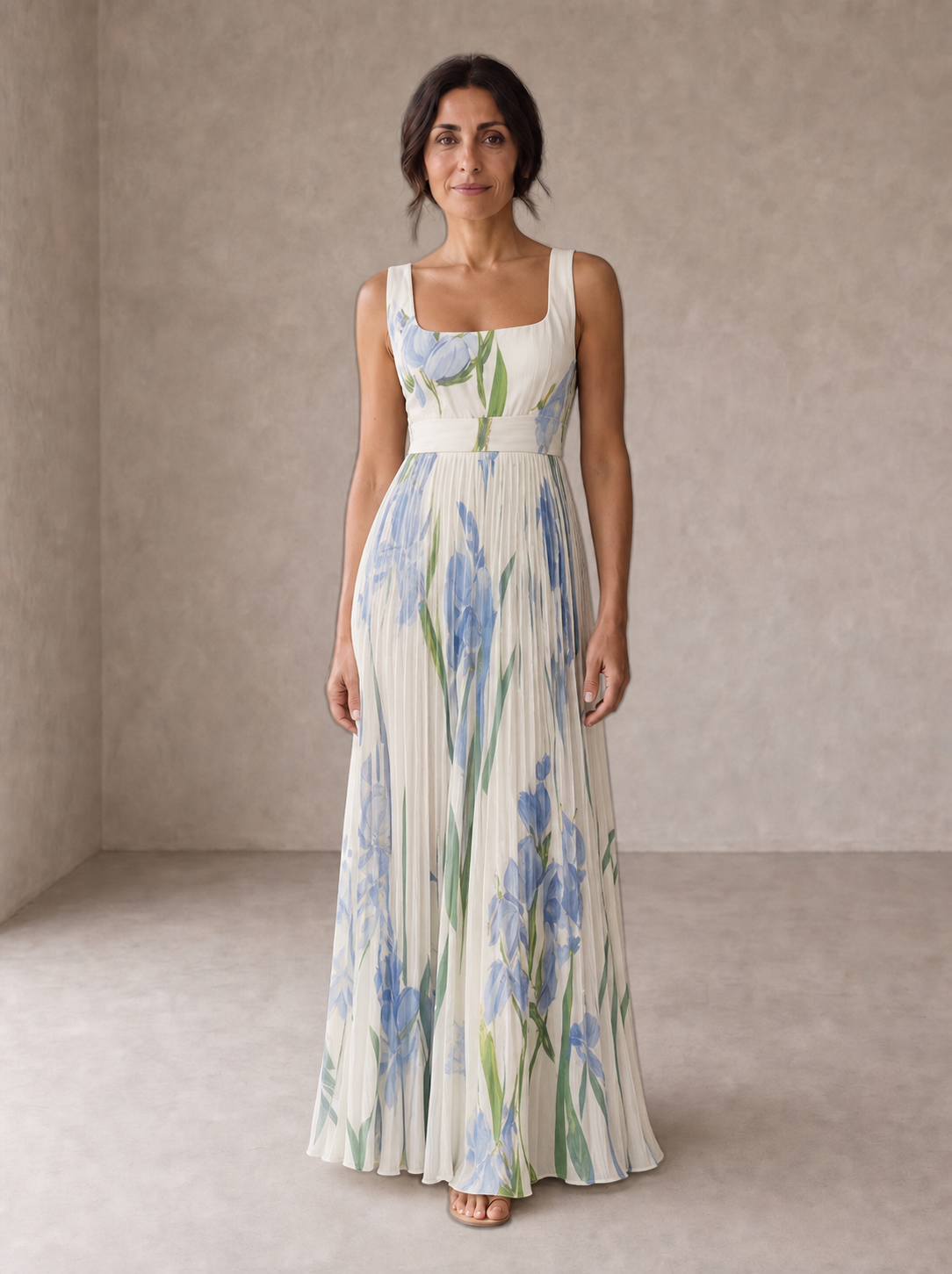 Oriah | Abito Maxi A-Line Floreale