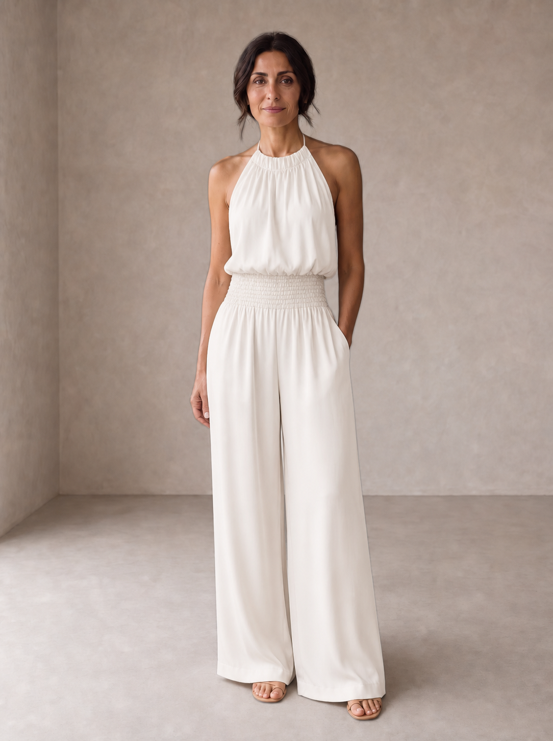 Valeria | Tuta Elegante con Halter