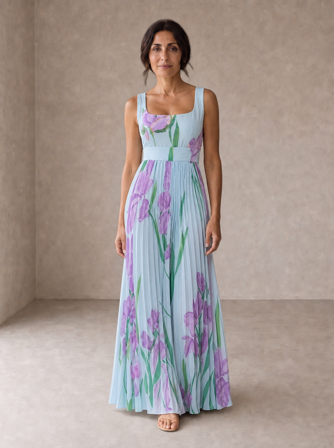 Oriah | Abito Maxi A-Line Floreale