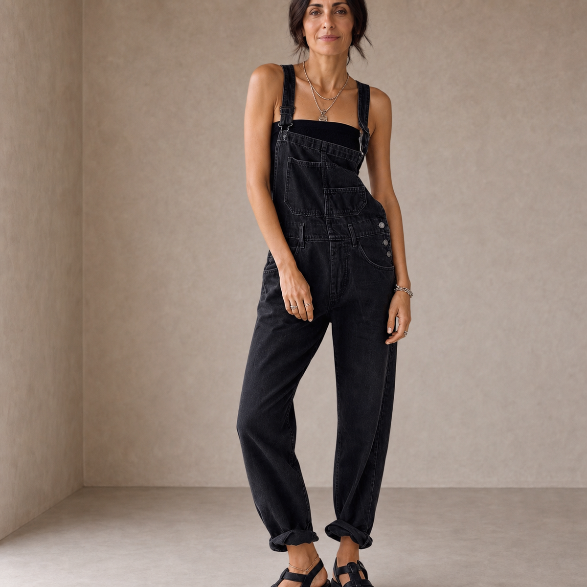 Jacqui | Tuta denim urbana