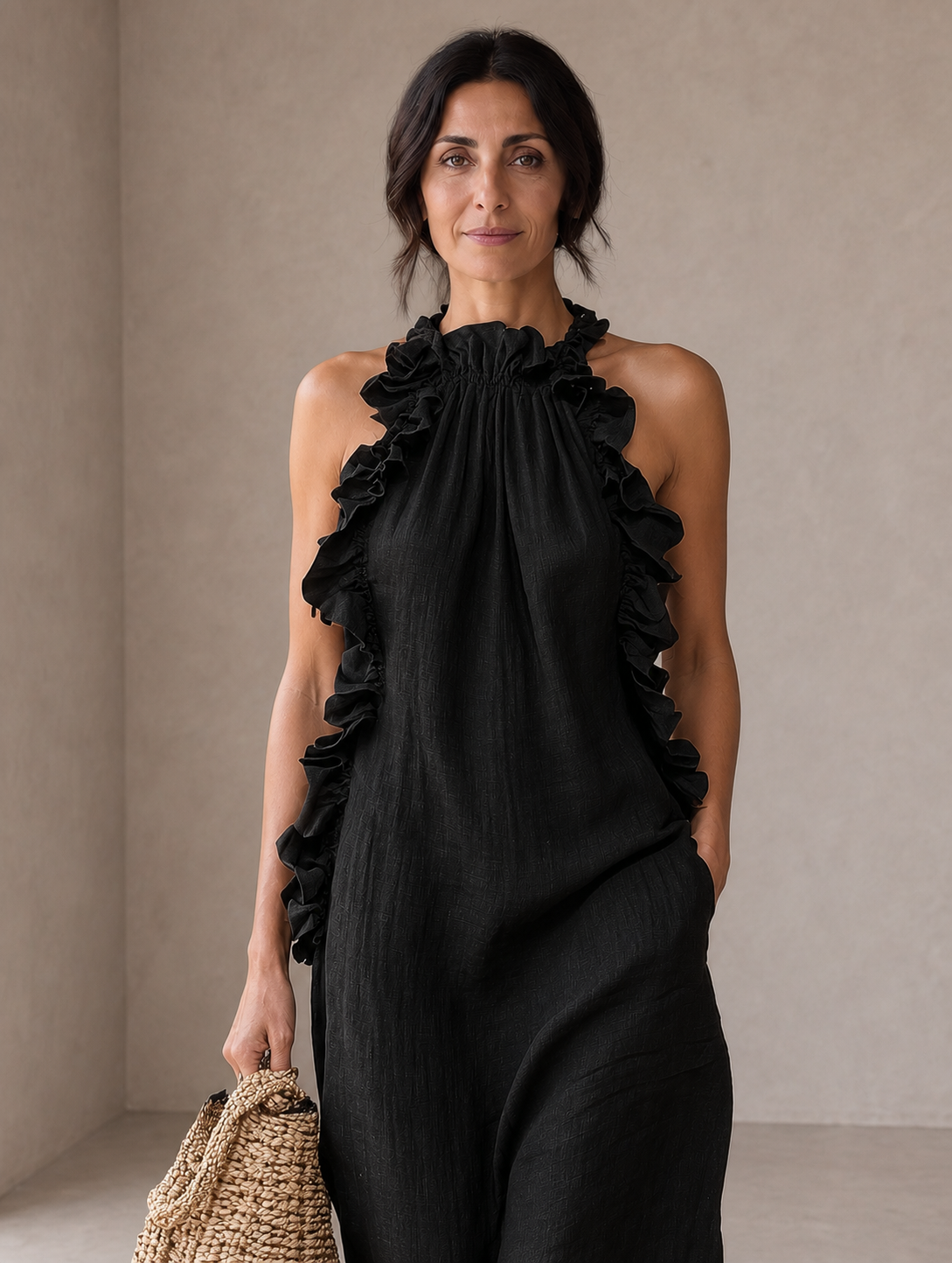 Lua | Abito Maxi con Tasche