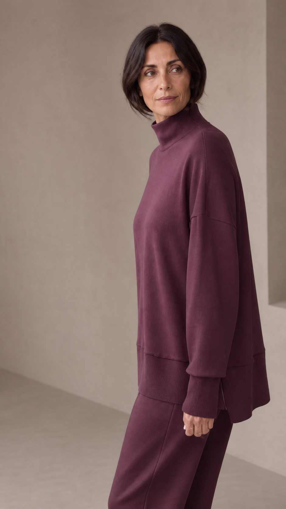 Valentina | Set in Maglia con Felpa Morbida e Pantaloni Eleganti