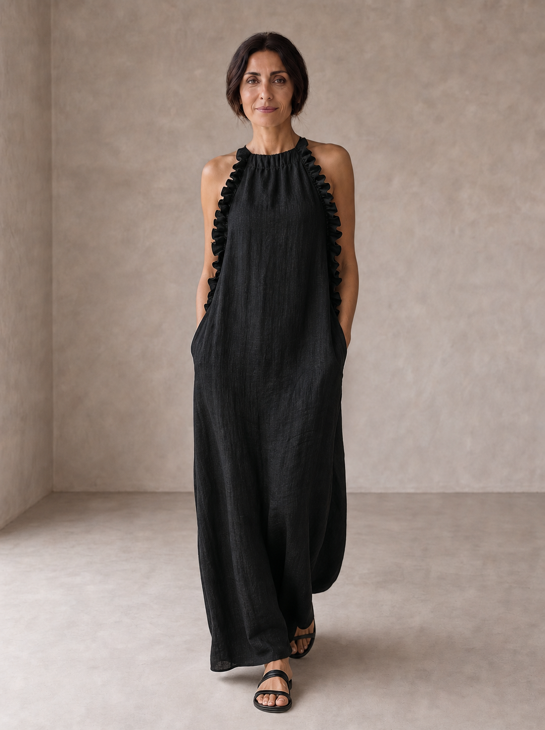 Lua | Abito Maxi con Tasche