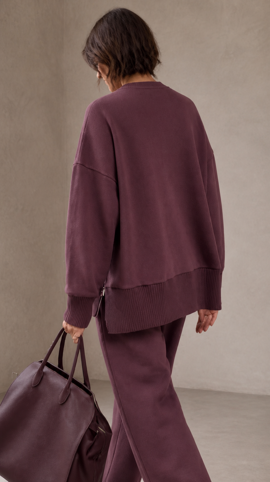 Valentina | Set in Maglia con Felpa Morbida e Pantaloni Eleganti
