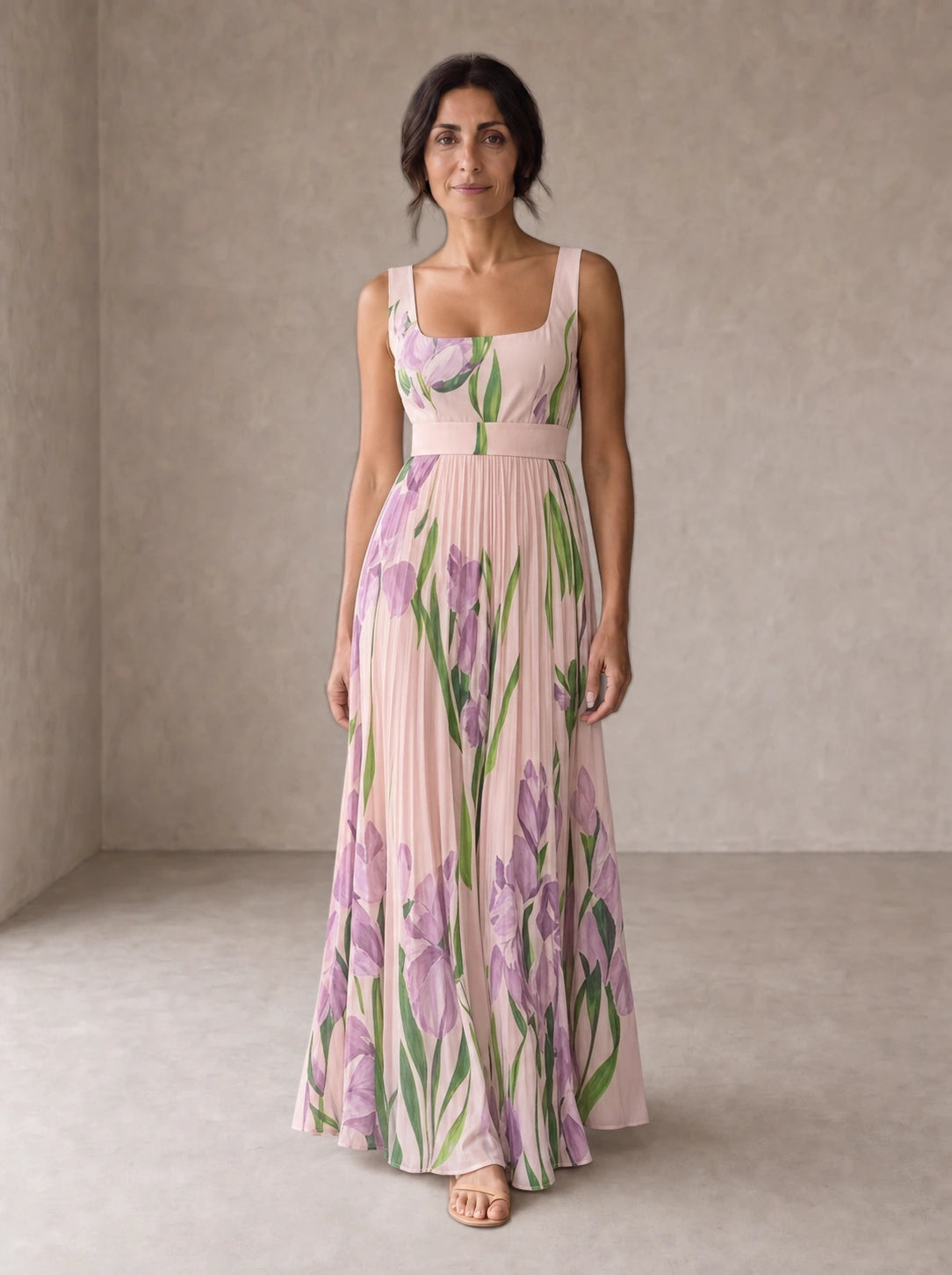 Oriah | Abito Maxi A-Line Floreale