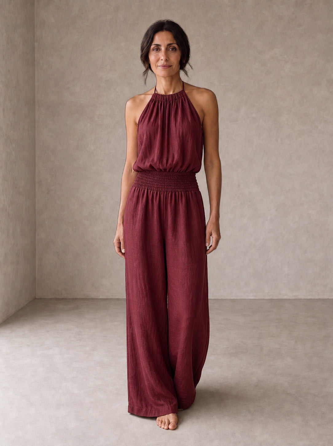 Valeria | Tuta Elegante con Halter