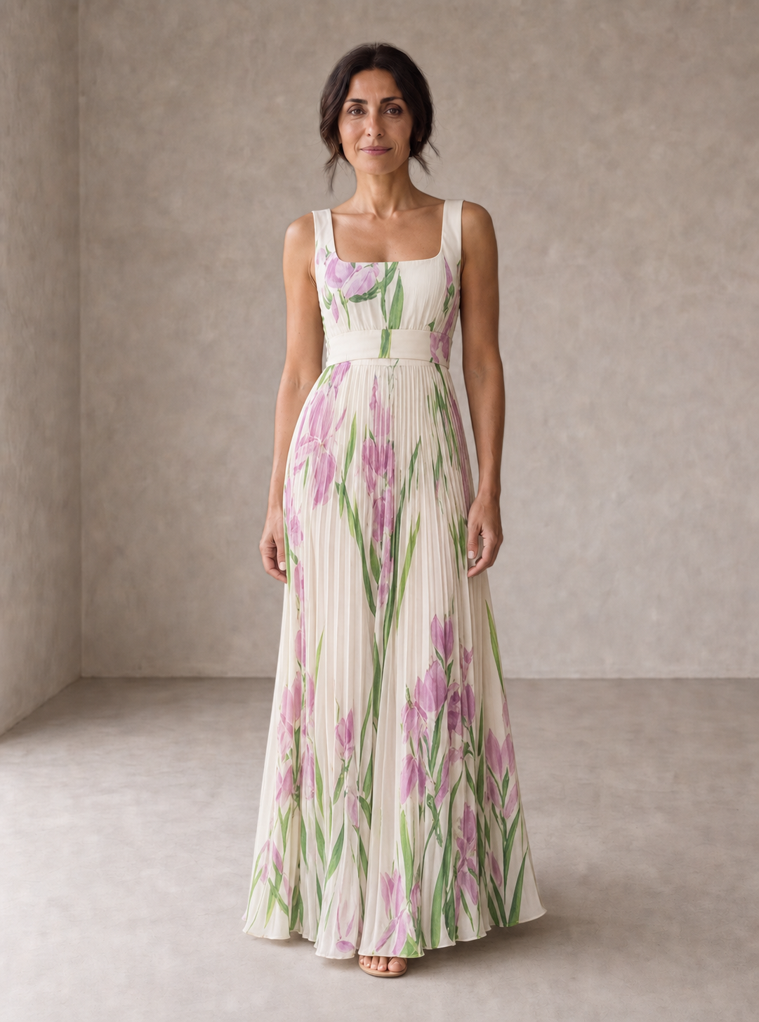 Oriah | Abito Maxi A-Line Floreale