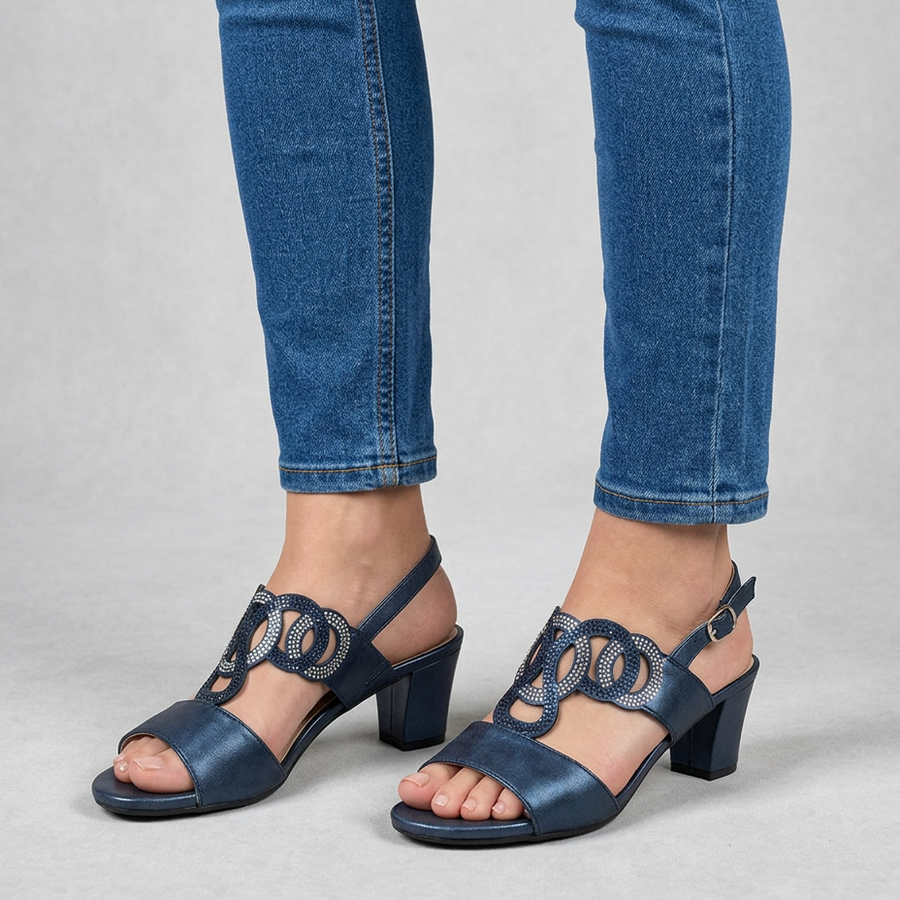 Gea | Sandalo Comodo Donna con Tacco