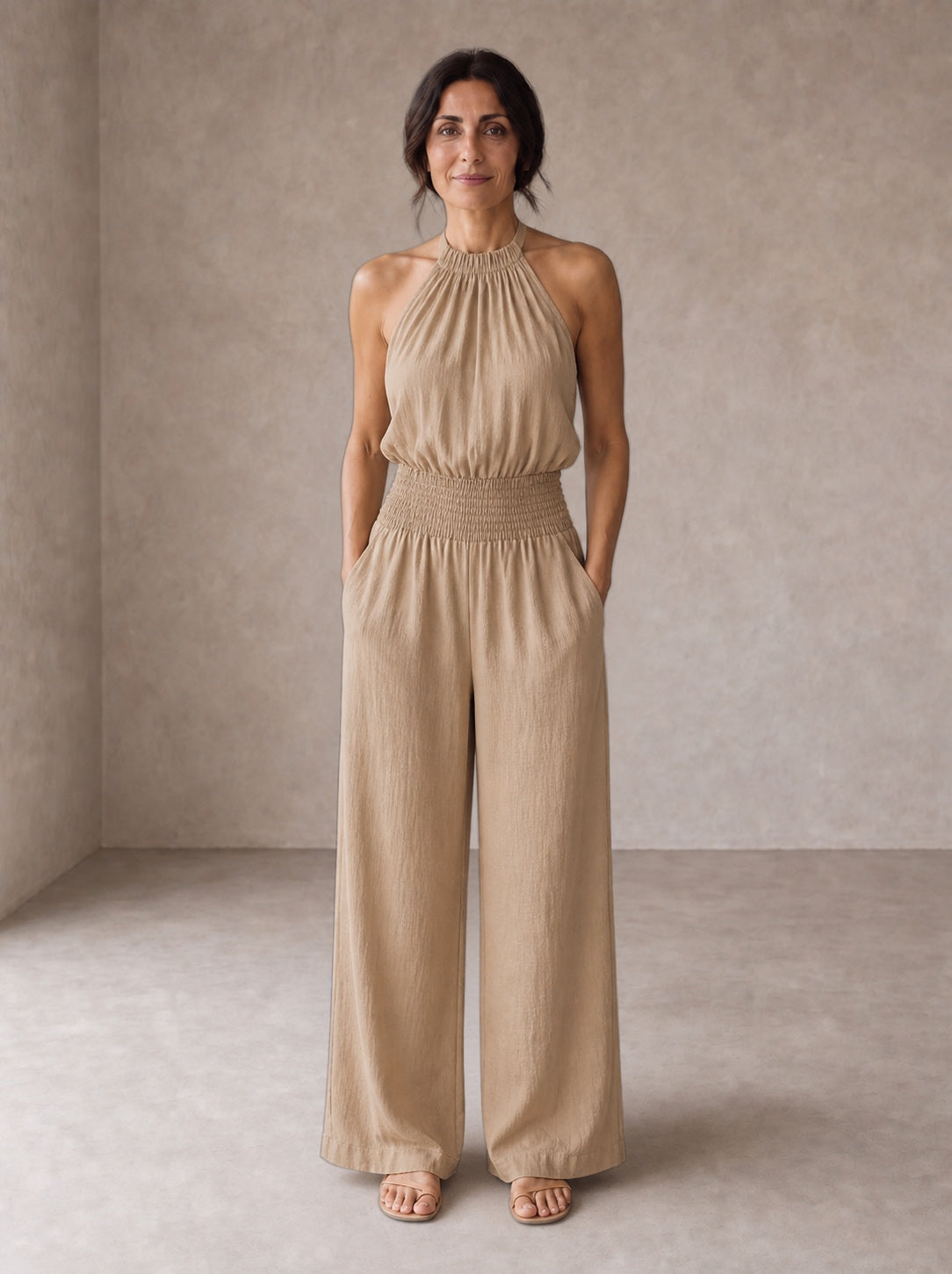 Valeria | Tuta Elegante con Halter