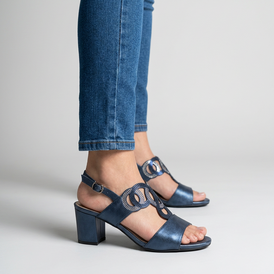 Gea | Sandalo Comodo Donna con Tacco